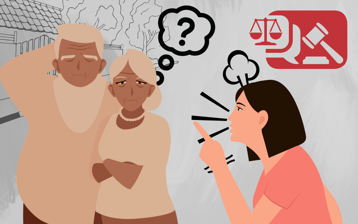 Con dâu cũ đến nhà gây rối, phải làm sao? - Ảnh minh họa: NGỌC THÀNH