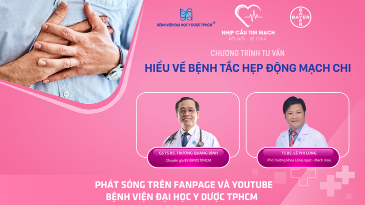 Chương trình tư vấn: Hiểu về bệnh tắc hẹp động mạch chi - Ảnh 1.
