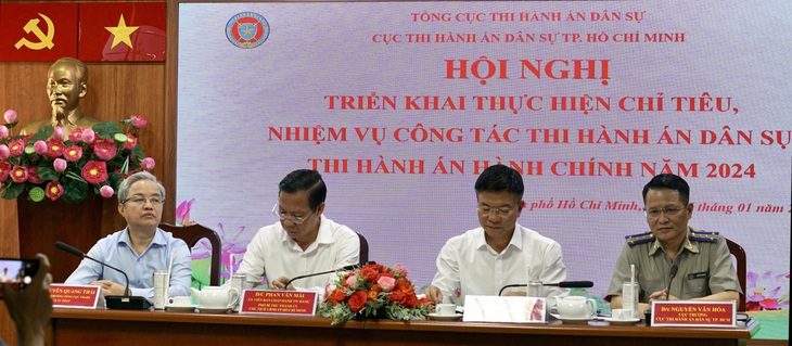 Trong năm 2023, cơ quan thi hành án dân sự TP đã thi hành xong 17.700 tỉ đồng từ các vụ án tham nhũng - Ảnh: TUYẾT MAI