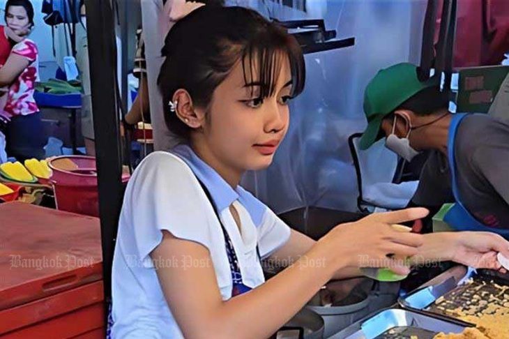 Kulthida, 17 tuổi, còn được gọi là Yeehwa, người được cho là trông giống Lisa - Ảnh: Bangkok Post