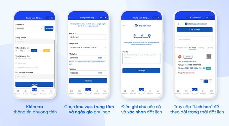 Đặt lịch đăng kiểm trên Zalo - Ảnh 1.