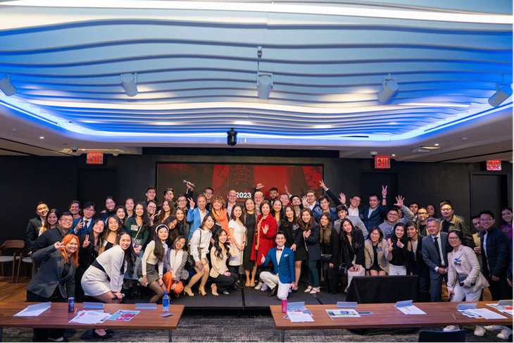 Sự kiện diễn ra tại sàn chứng khoán Nasdaq, New York (Mỹ) nhằm vinh danh tinh thần khởi nghiệp Việt - Ảnh: BTC