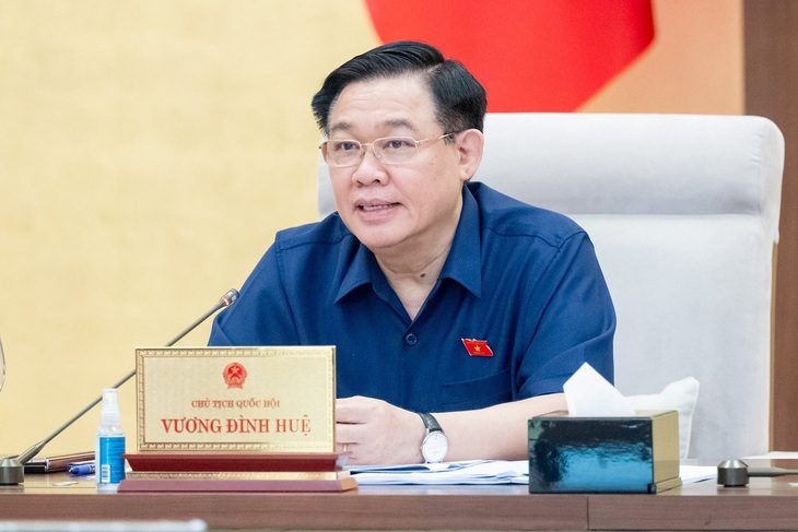 Chủ tịch Quốc hội Vương Đình Huệ - Ảnh: GIA HÂN